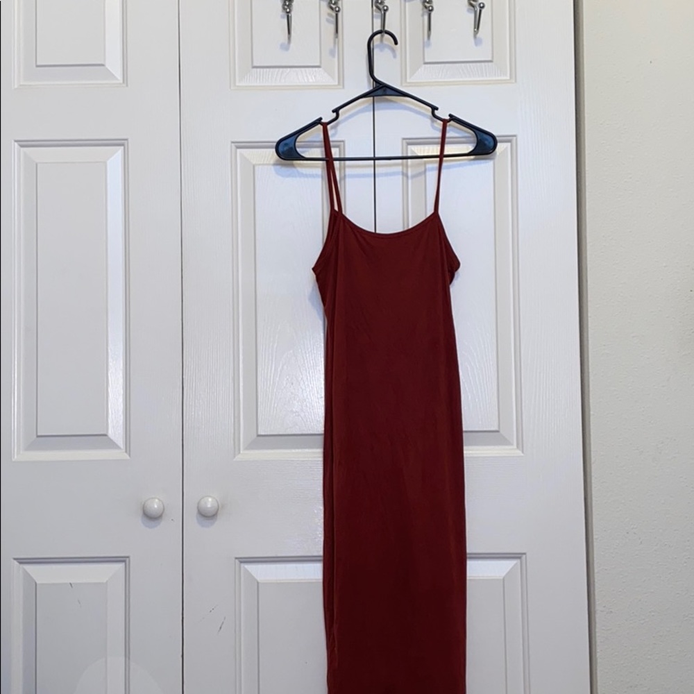 Rust Bodycon Dress